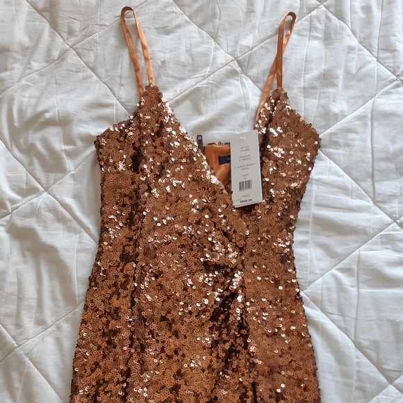 French connection sequin cocktail dress - Picture 2 of 5
